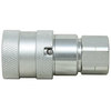 A & I Products Flat Hydraulic Coupler Socket, Female, 3/8" NPT 6" x3" x2" A-FF3718FP-A